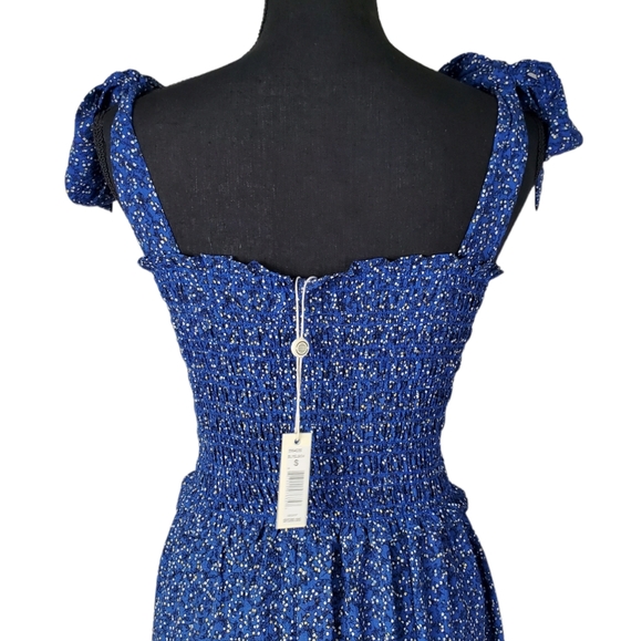 NWT MAX STUDIO Long Blue Maxi Sun Dress, Beachwear, Sz Small - Picture 11 of 16